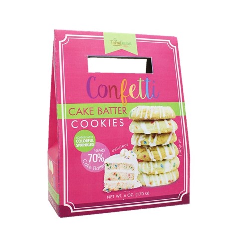 Springtime Cake Batter Cookies