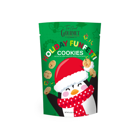 4-Pack Variety Holiday Bite-Sized Mini Crisp Cookies