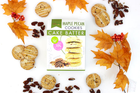 Maple Pecan Cake Batter Cookies