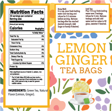 Lemon Ginger - Tea Bags