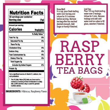 Raspberry Hibiscus - Tea Bags