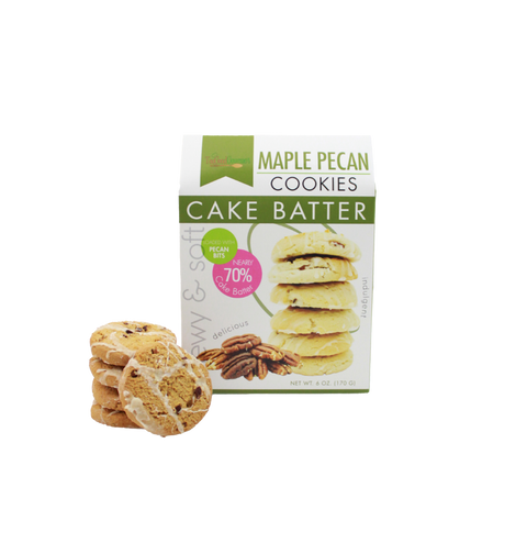 Maple Pecan Cake Batter Cookies
