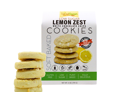 Low Sugar Lemon Zest Cookies