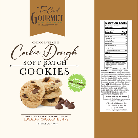 Chocolate Chip Cookie Dough Soft Batch Batter Cookies