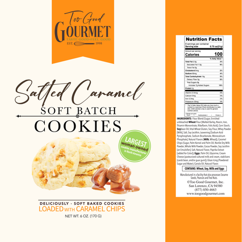 Salted Caramel Soft Batch Batter Cookies