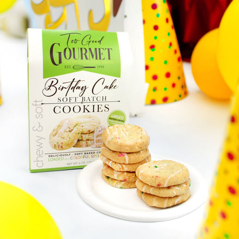 Birthday Cake Soft Batch Batter Cookies