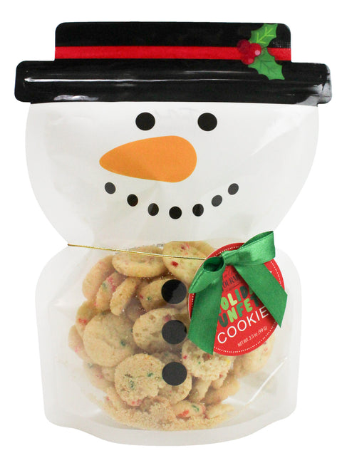 6-Pack Holiday Character Pouch Bite-Size Mini Crisp Cookies