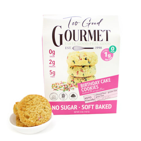 4-Pack Variety No Sugar, Low Carb Cookies