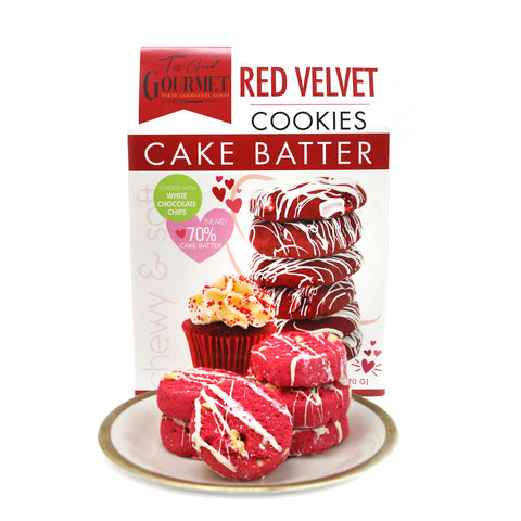 Sweetheart Soft Baked Red Velvet Cookies