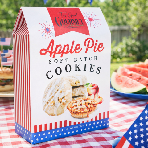 Patriotic Cookies - S'mores, Peach Cobbler & Apple Pie