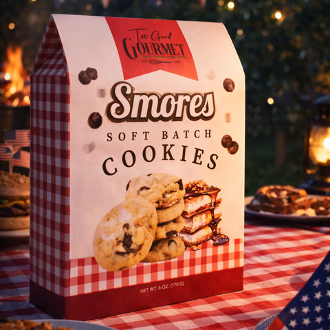 Patriotic Cookies - S'mores, Peach Cobbler & Apple Pie