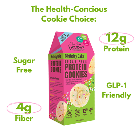 3-Pack Variety High Protein, High Fiber Cookies