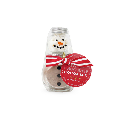 4-Pack Mini Snowman Cocoa Jar Set