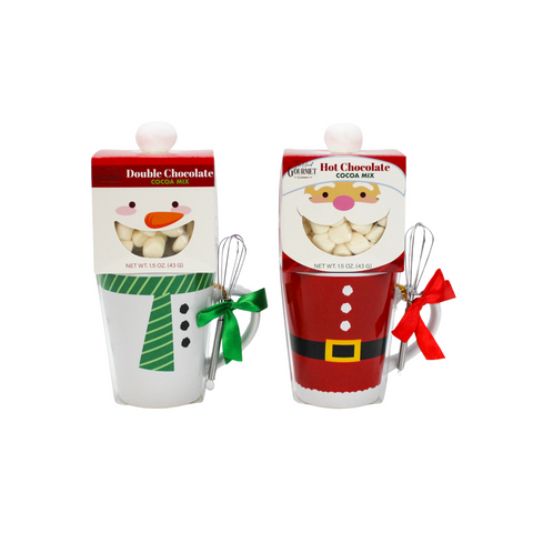 2-Pack Holiday Cocoa Mug Set