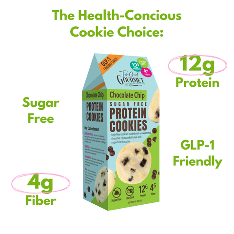 3-Pack Variety High Protein, High Fiber Cookies