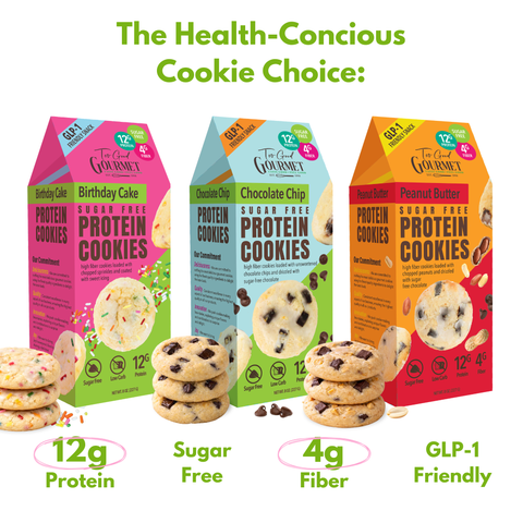 High Protein, High Fiber Cookies