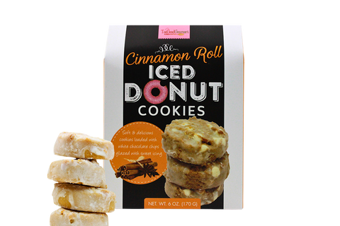 Cinnamon Roll Donut Cookies