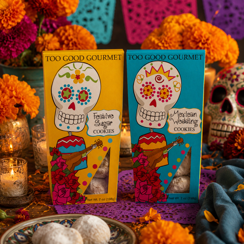 Day of the Dead Cookies - Sugar & Mexican Wedding Cookies