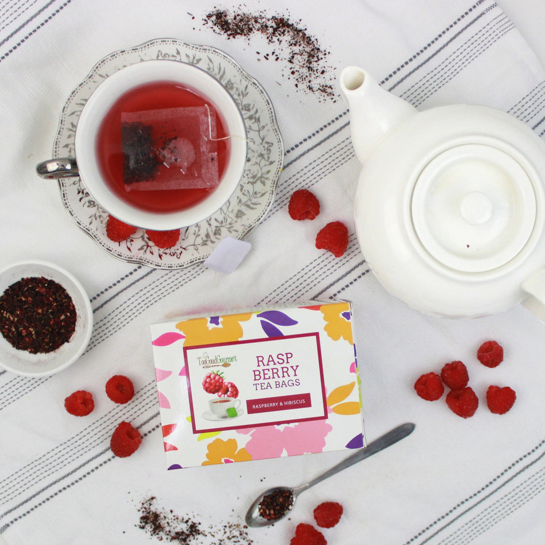 Raspberry Hibiscus - Tea Bags – Too Good Gourmet