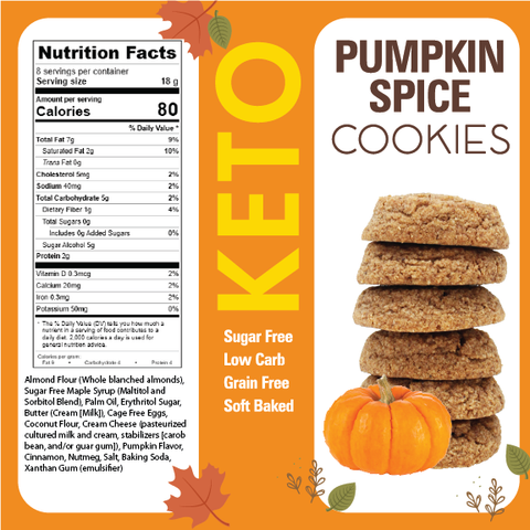 Fall Keto Cookies