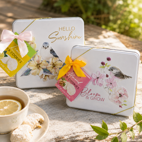 Square Tins - Lemon & Almond Tea