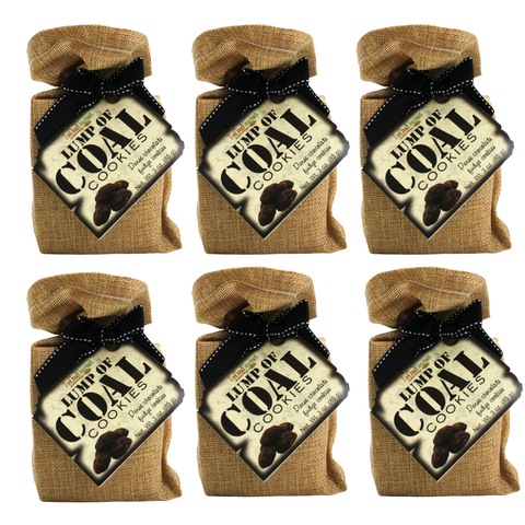 6-Pack Lump of Coal Cookies