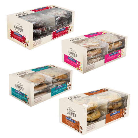 4-Pack Variety Ghirardelli Cookies