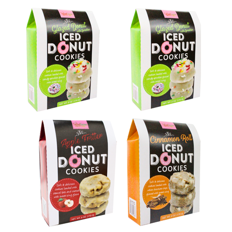 Donut Shoppe Cookies 4-pack Variety