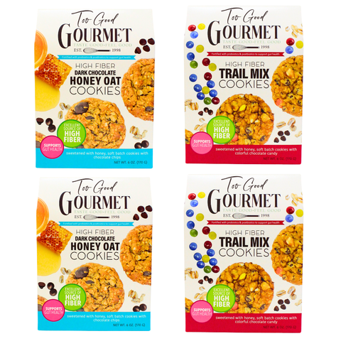 4-Pack High Fiber Cookie Variety Pack