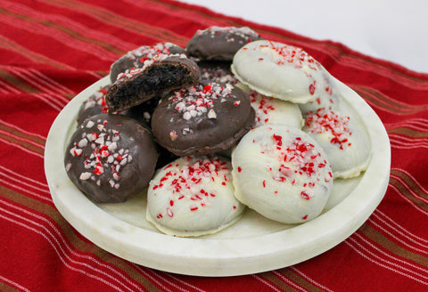 Soft Baked Chocolate Peppermint Cookies